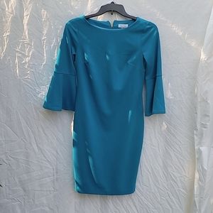 CALVIN KLEIN AQUA DRESS SIZE 8